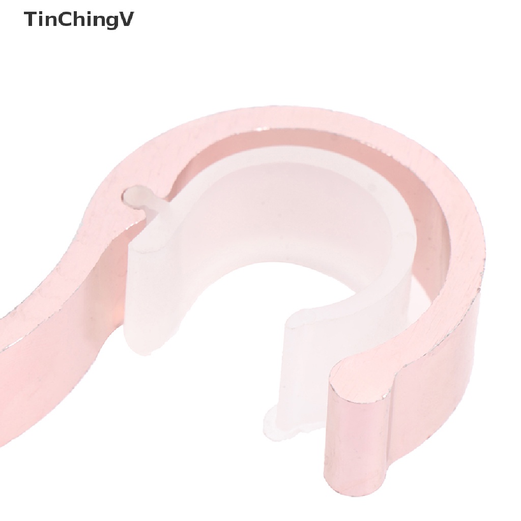 Bộ 2 Móc Treo Rèm Cửa Bằng Thiếc Dày Dặn Tiện Dụng Cho Gia Đình