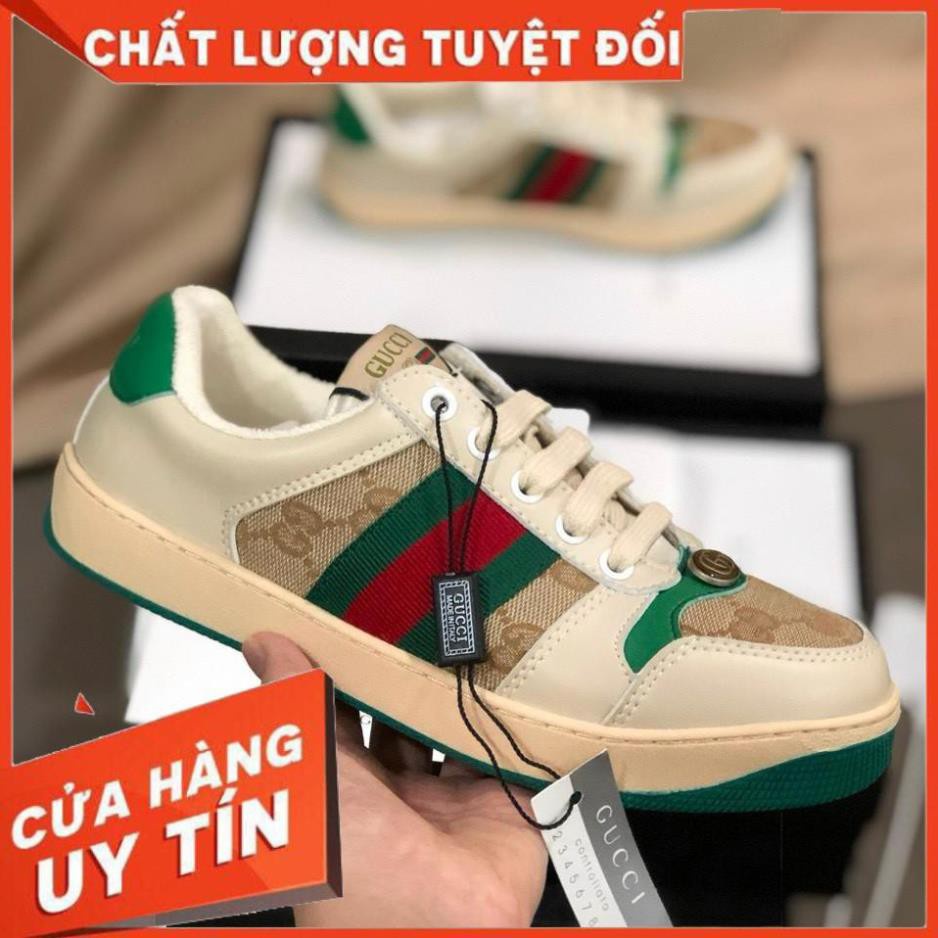 {Freeship - Full PK} Giày thương hiệu Italy 𝐆𝐔𝐂𝐂𝐈 Sơn-Tùng hàng cao cấp dành cho nam nữ hot hit 2021 flashsale