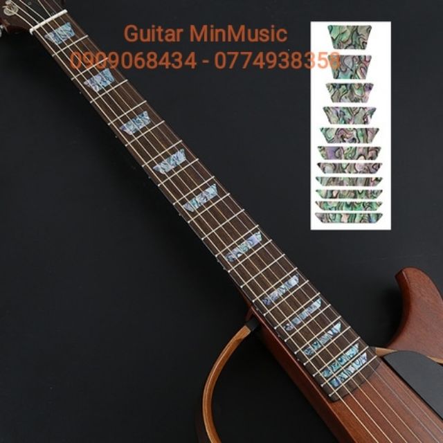 Sticker Đàn Guitar I Dán hoa văn Đàn Guitar I cần đàn guitar