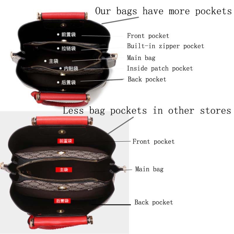 Túi Xách Nhiều Ngăn Thời Trang Cho Nữ