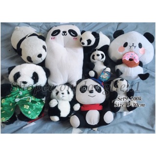 SET GẤU TRÚC PANDA NHỒI BÔNG