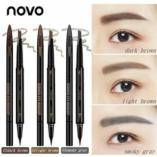 Chì kẻ mày ngang 2 đầu NoVo Makeup Seduce