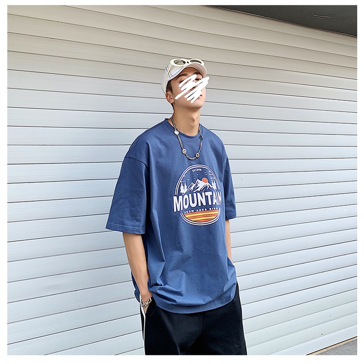 áo thun 100% cotton Nam Tay Ngắn 3 Màu Tùy Chọn Size M-8Xl