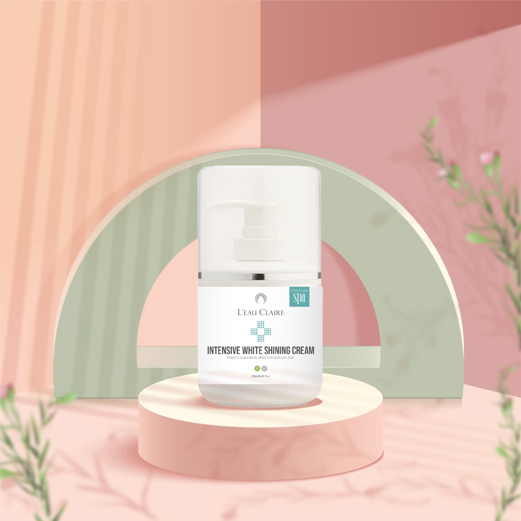 Kem dưỡng trắng sáng làm đều màu da L'eau Claire Intensive White Shining Cream 250ml