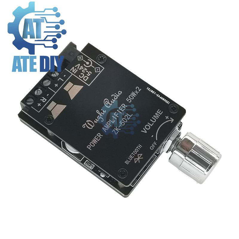 Mạch Khuếch Đại Âm Thanh Bluetooth 2*50W ZL-502L Kèm Vỏ Mica