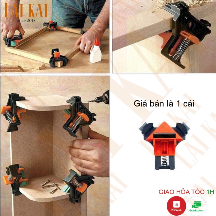 Kẹp góc vuông kẹp gỗ