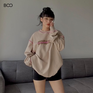 Áo Sweatshirt BOO Nỉ Không Mũ Dáng Oversized In Graphic Experimental BOOLAAB