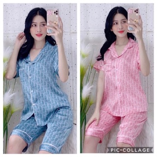 Bộ lửng lụa, bộ lụa dài satin có size từ 40-75kg