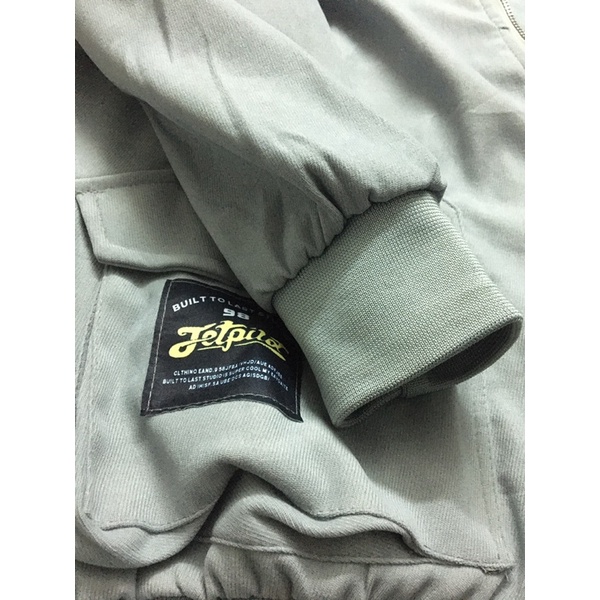 Áo khoác bomber unisex logo