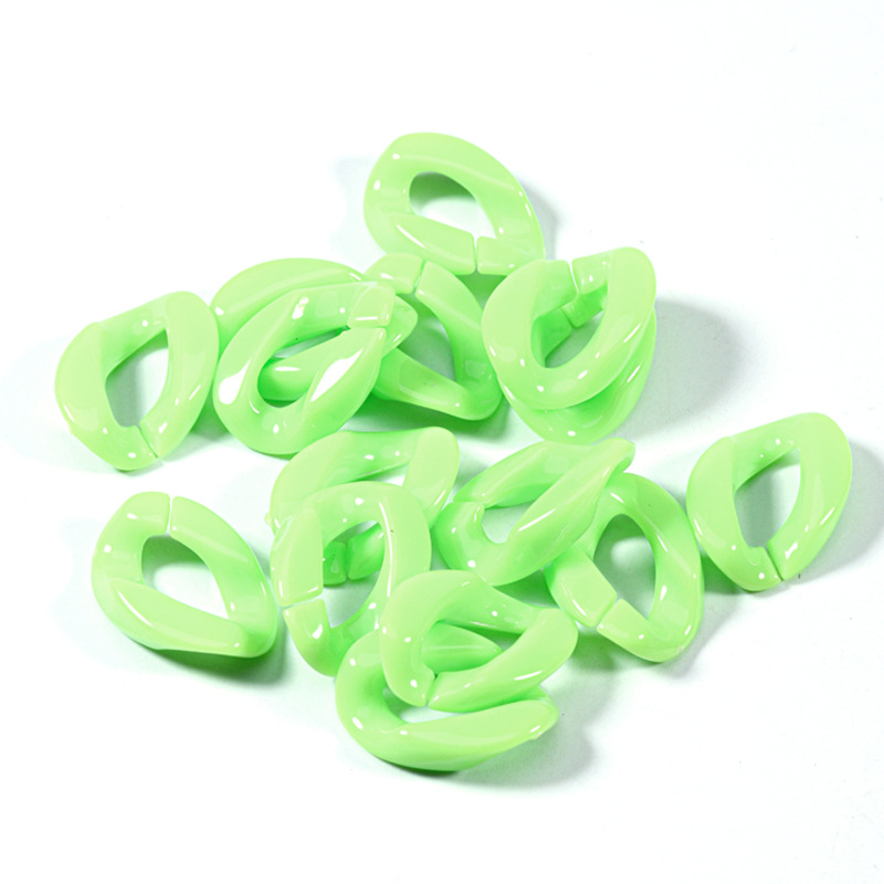 Set 50 Mắc Xích Chất Liệu Acrylic Dùng Làm Dây Chuyền Đồ Trang Sức Diy