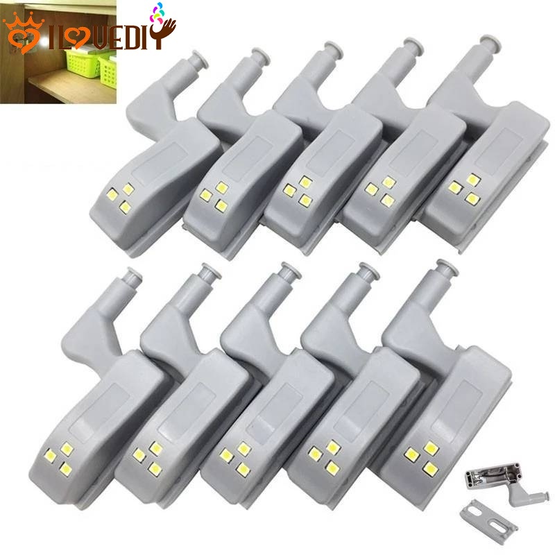 Đèn LED cảm biến gắn bản lề cửa tủ nhà bếp/phòng ngủ