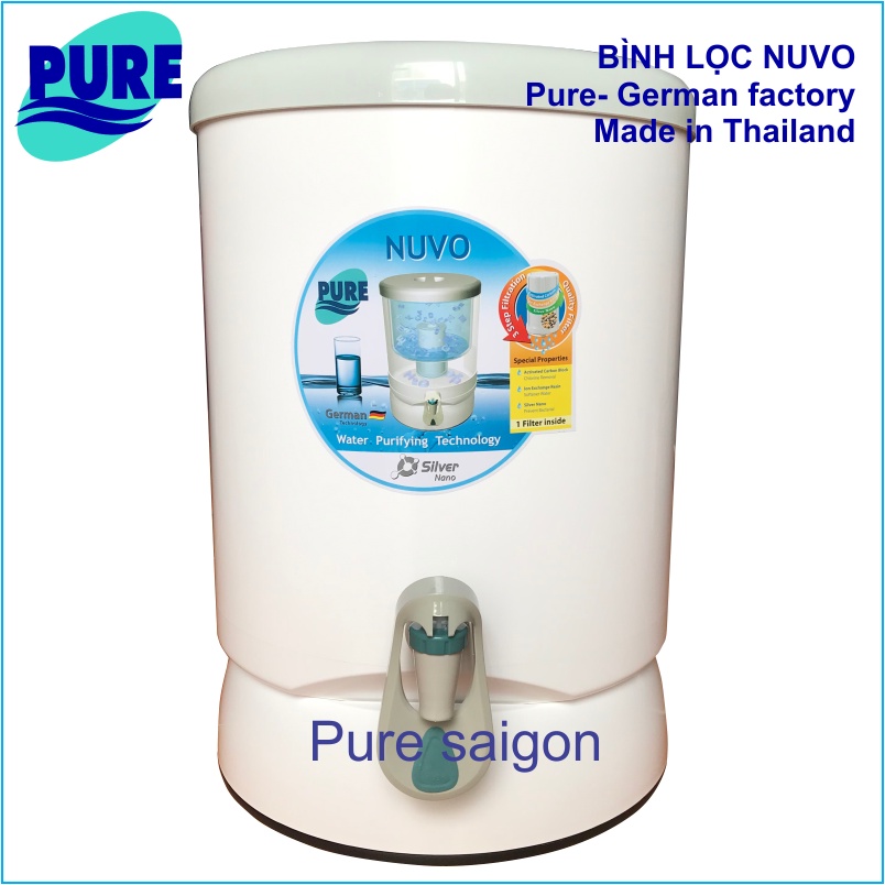 Bình lọc nước uống Nuvo Thái Lan