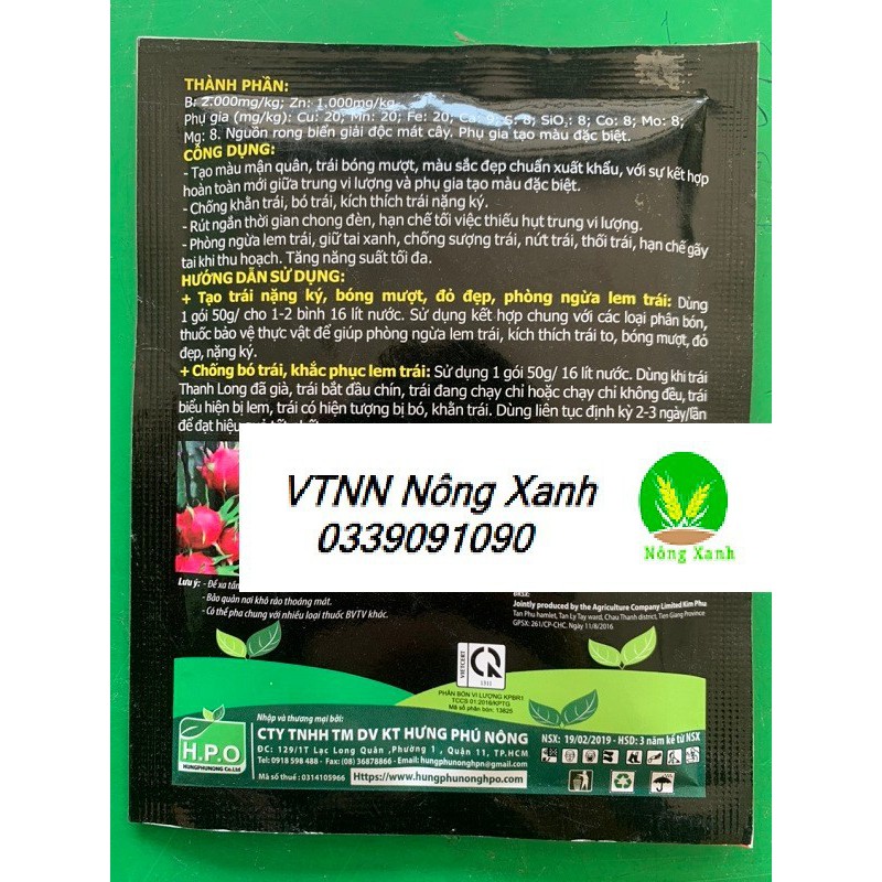 COMBO GIẢI BÓ VÀ TẨY MẮC VÕNG THANH LONG HIỆU QUẢ - SEA COMBI _ F 18 _ F88