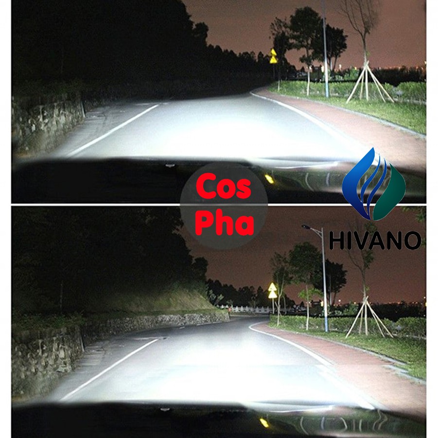 Bóng Đèn Led Pha Cos Gầm Ô Tô Siêu Sáng Dùng Chân H1 H4 H7 HB3-9005 HB4-9006 H11 Cao Cấp Cho Xe Hơi [ 2 Bóng]