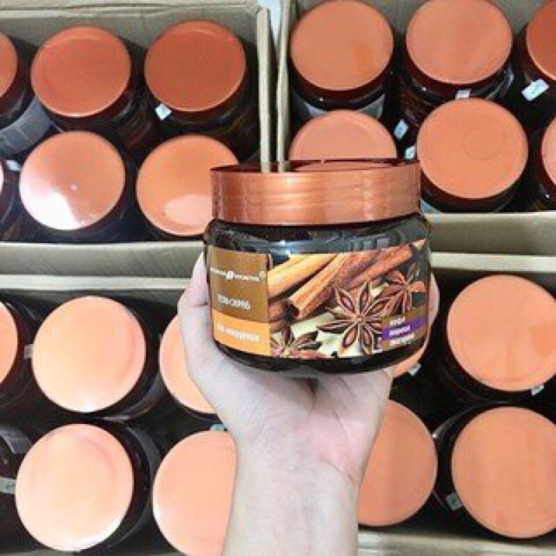 Tẩy tế bào chết toàn thân cà phê hương quế làm sạch da dưỡng da trắng mịn giúp body mềm mại, săn chắc 380g