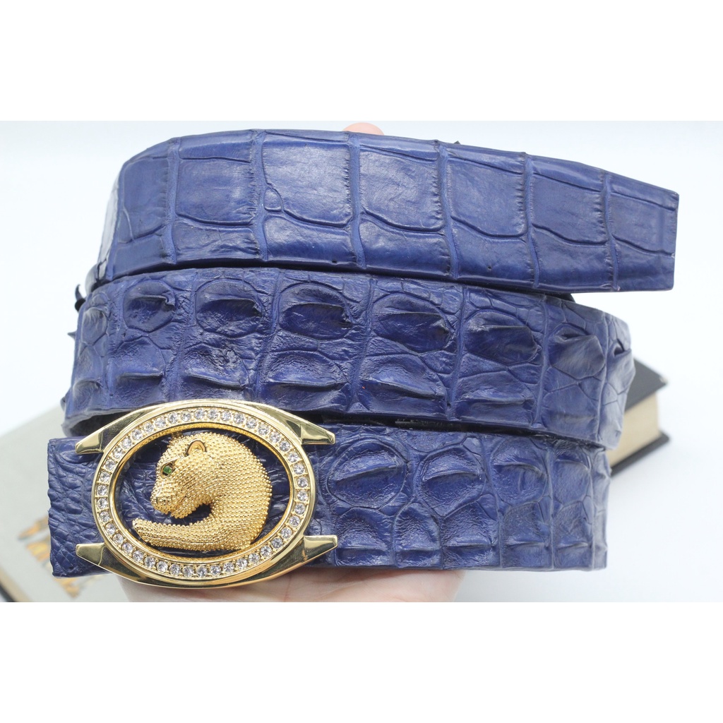 Bản Liền Không Nối, Dây Nịt Nam, Dây Thắt Lưng Gai Da Cá Sấu Bản 3.8cm Sản Phẩm Kèm Mặt Khóa Cao Cấp Bảo Hành 12 Tháng