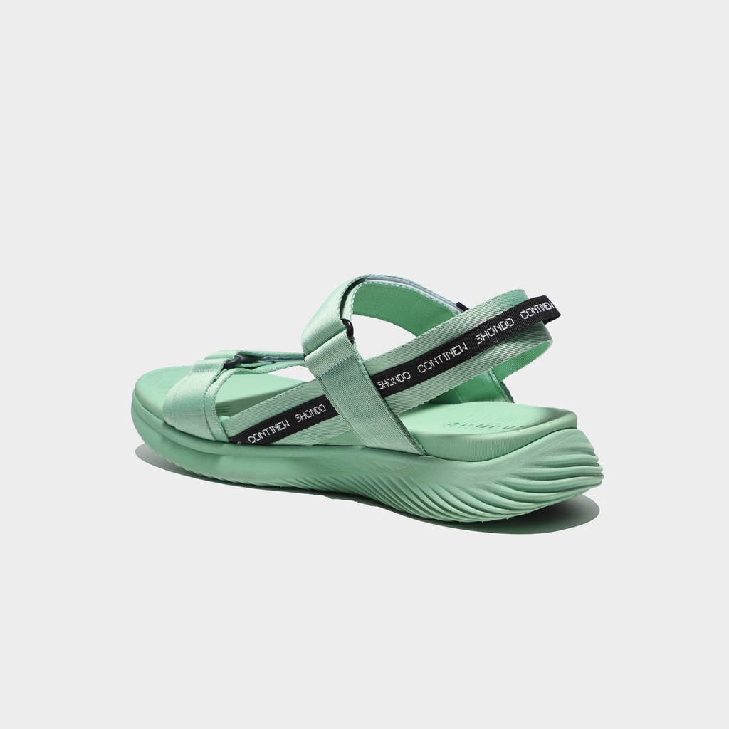 Giày Sandals Shondo F7 Continew full xanh mint F7N4242