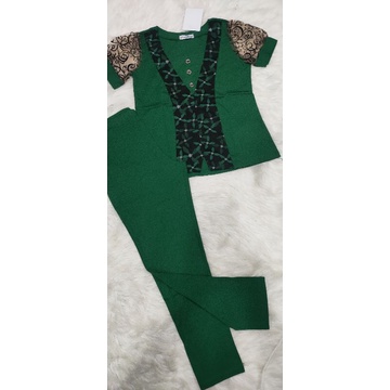 Bộ Quỳnh Anh tay ngắn quần dài thun cotton mịn sale