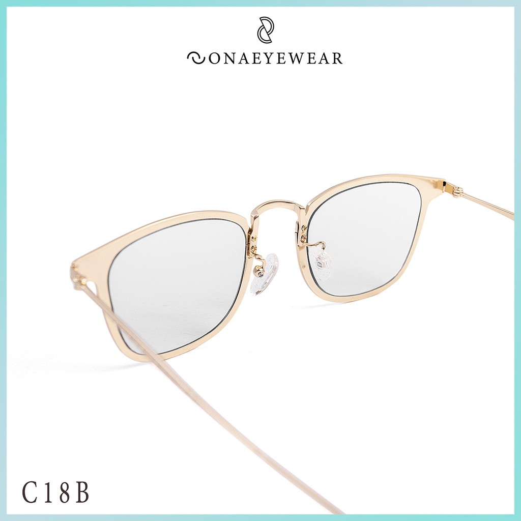 Gọng Kính Cận nam nữ Sona Eyewear Chất liệu nhựa ABS và kim loại cao cấp - C18