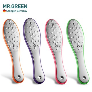 MR.GREEN Foot Rasps Dụng Cụ Chà Chân Loại Bỏ Vết Chai Dụng Cụ Chăm Sóc Chân Chuyên Nghiệp Đôi Bằng Thép Không Gỉ Bên Da Chết Móng Chân Rasp