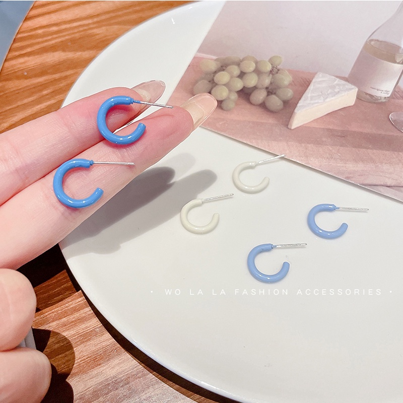 Set 3 bông tai thời trang Hàn Quốc 2021 mới