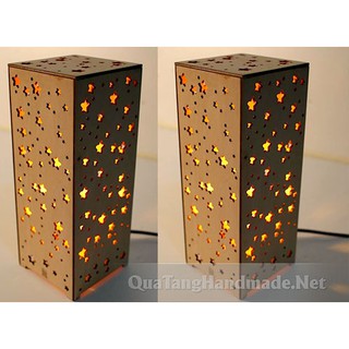 Đèn ngủ bằng gỗ 3D - tinh tế, tiện dụng, độc đáo