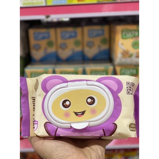 Combo 2 Gói Khăn ướt Thiên Phúc Hinh Gấu 100 tờ hương dịu mát an toàn cho da