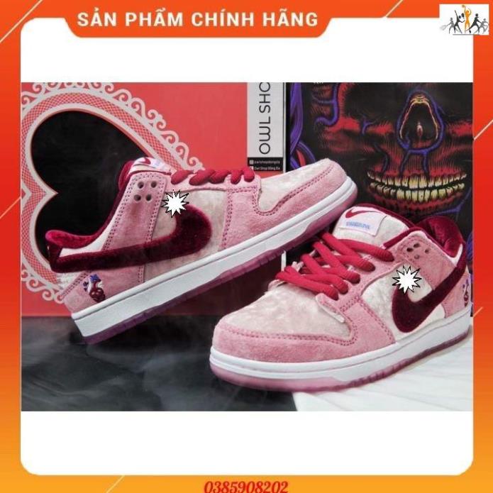Giày thể thao Nữ sneaker jordan hồng cổ thấp Vải Nhung Cực Đẹp Tốt
