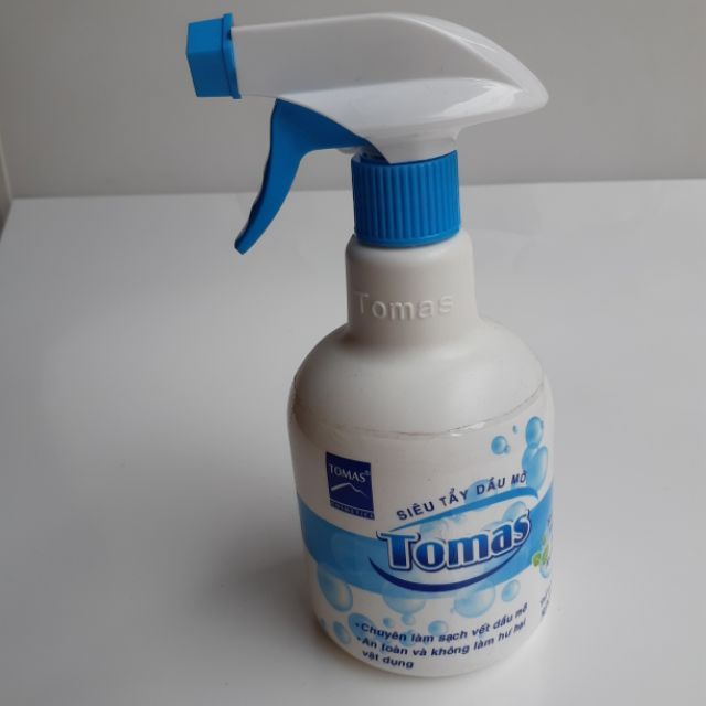 [ 100% TAN DẦU MỠ ] SIÊU TẨY DẦU MỠ TOMAS 500ml ĐÁNH TAN VẾT DẦU MỠ MẶT BẾP, MÁY HÚT MÙI