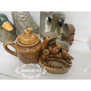 Combo bộ bình uống trà Nam Bộ xưa