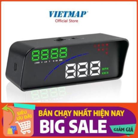 VIETMAP HUD V9 - Màn Hình HUD Hiển Thị Thông Tin Trên Kính Lái Ô Tô - Phụ Kiện Ô tô