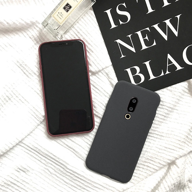 Ốp Điện Thoại TPU Mềm Siêu Mỏng Mặt Nhám Màu Trơn Đơn Giản Cho Meizu MX5 MX6 Pro 6 7 Plus Pro6 Pro7 X8