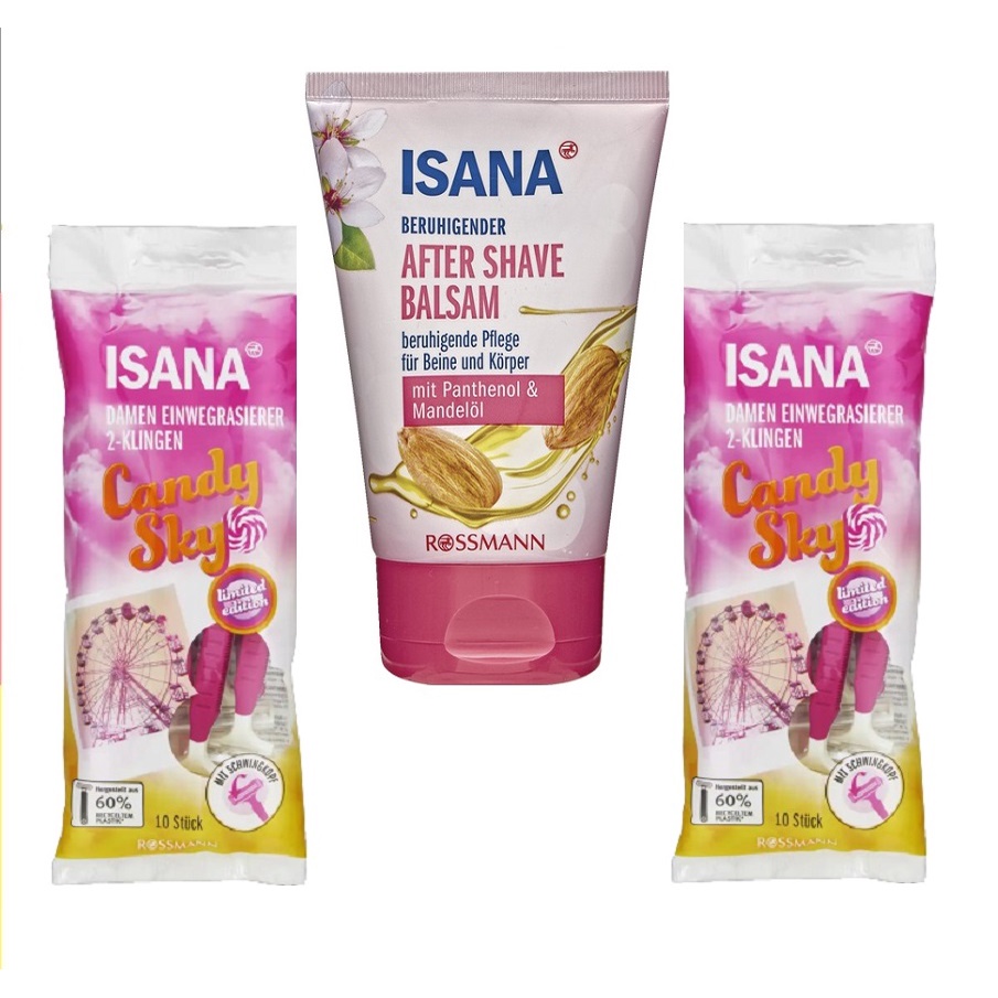 Dao WAX ,kem dưỡng sau Wax Isana - Nội địa Đức Đủ Bill