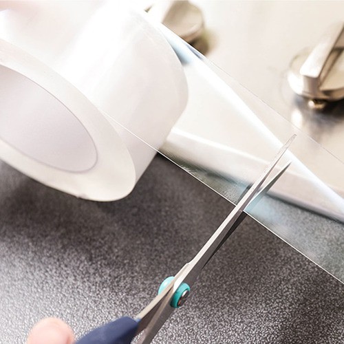 Băng keo 2 mặt nano trong suốt băng dính dán tường treo đồ cố định vật dụng tiện lợi dễ sử dụng