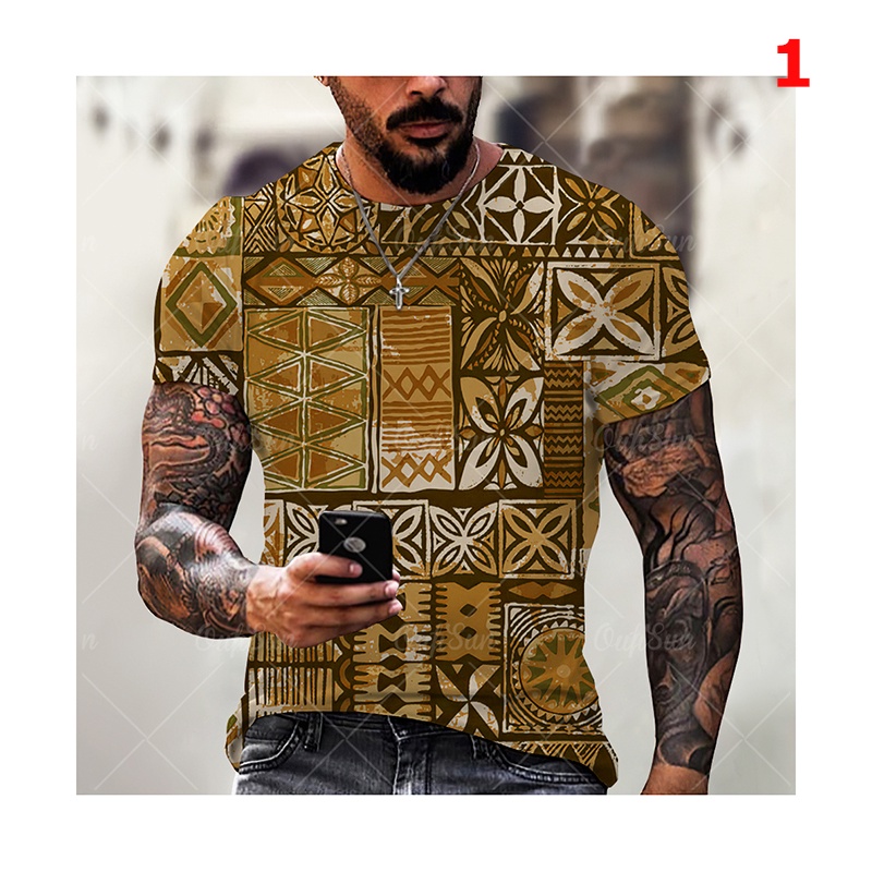 Áo Thun Tay Ngắn In Hình 3D Thời Trang Mùa Hè Cho Nam Size XXS-6XL