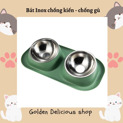 Bát Đôi Inox Chống Kiến Chống Gù - Chất Liệu Sang Trọng - Màu Sắc Pastel Cực Đẹp - Giá Siêu Rẻ