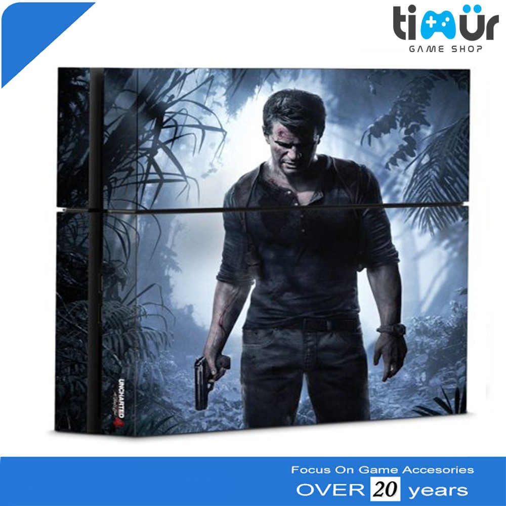 Skin Sticker Ps4 Fat And Slim Vinyl Decal Uncharted 4