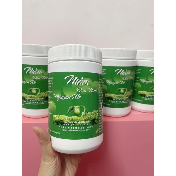 mầm đậu nành xơ cao cấp hộp 500g