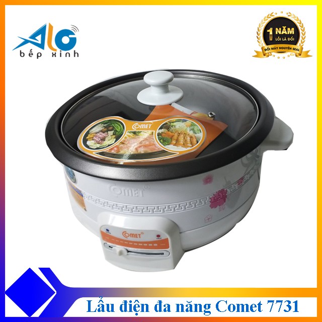 [Mã ELHADEV giảm 4% đơn 300K] ( RẤT BỀN) LẨU ĐIỆN ĐA NĂNG COMET 7731 - Shop Alo Bếp Xinh