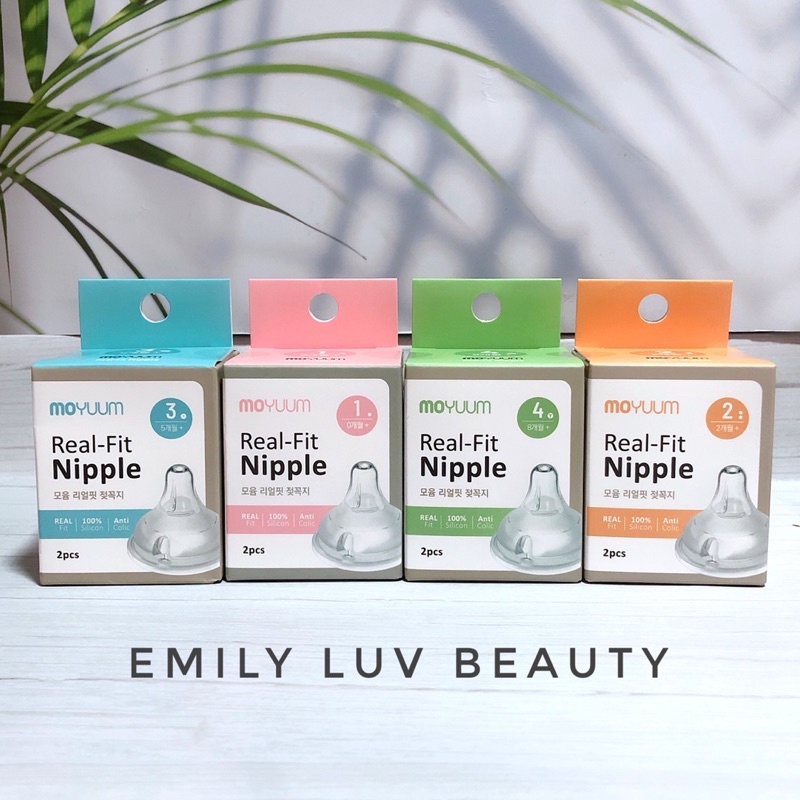 Núm ty thay thế bình sữa Moyuum Hàn Quốc