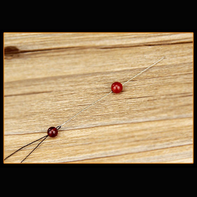 1 kim xỏ hạt 125mm kết cườm xỏ vòng công cụ hỗ trựo làm trâm làm trang sức cổ trang cosplay cổ phục