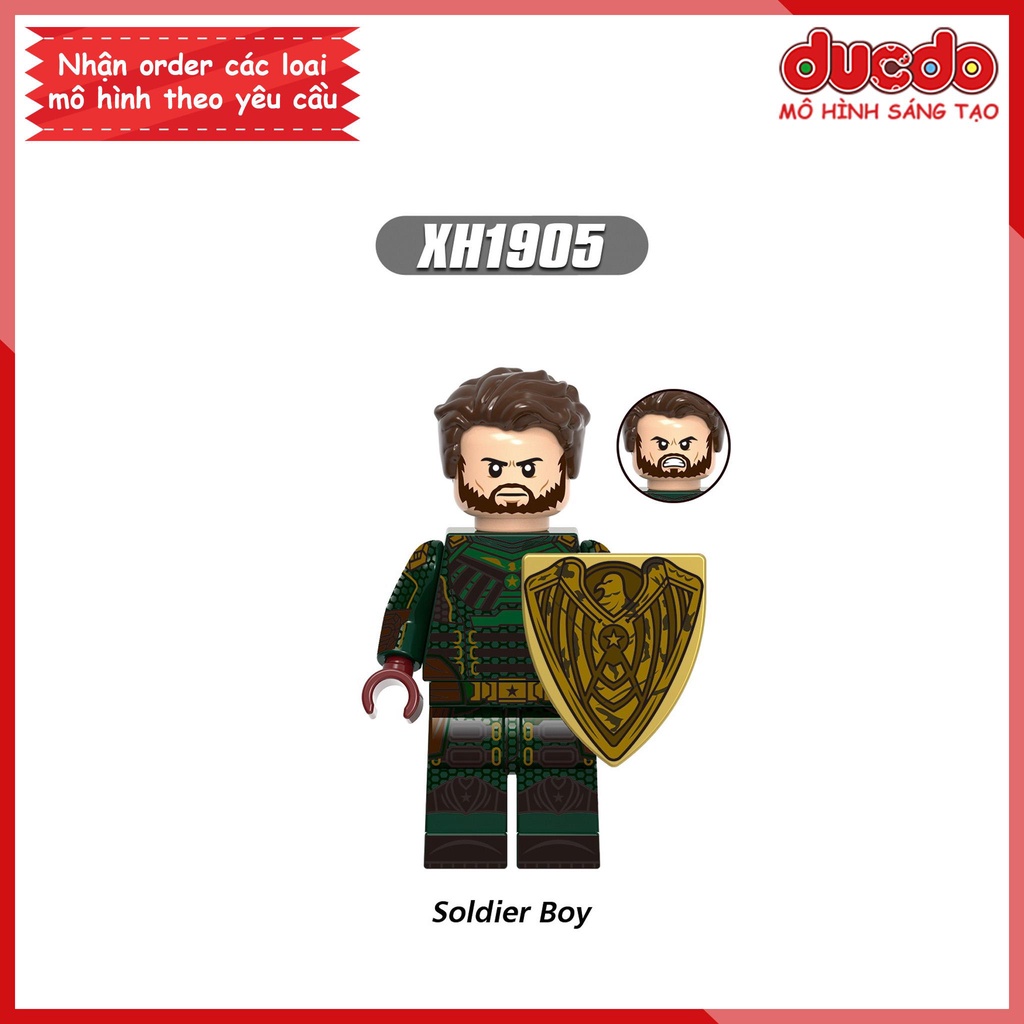 Minifigures nhân vật The Boys  - Đồ chơi Lắp ghép Xếp hình Mini Iron Man Mô hình XINH X0337