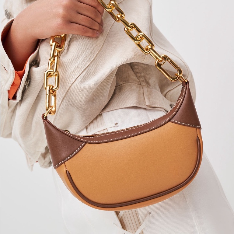 Túi quai xích to kẹp nách dáng thuyền kèm dây đeo chéo hàng đẹp Sonasi TXN0050