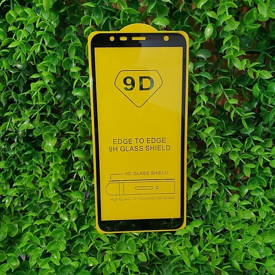 Kính cường lực full màn 9D Samsung J4 plus cao cấp, kèm khăn lau
