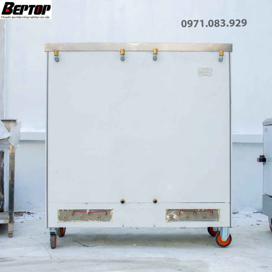Tủ nấu cơm công nghiệp 24 khay chạy điện BEPTOP, nấu hấp đa năng, tiết kiệm điện-TCD24K