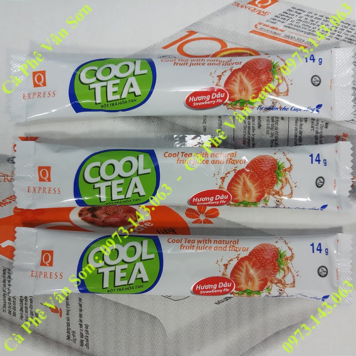 05 bịch Trà Dâu Trần Quang 336g (24 gói dài * 14g)