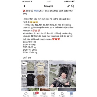 set 2 bộ cho bé