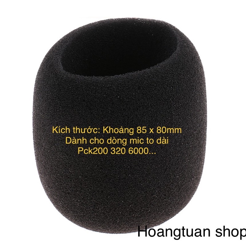 Bông mic thu âm dành cho mic to k200 k6000 k320 ..