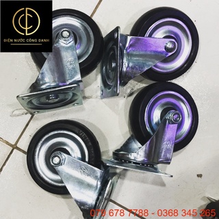 Bánh xe cao su VP( 10cm)(4 bánh)