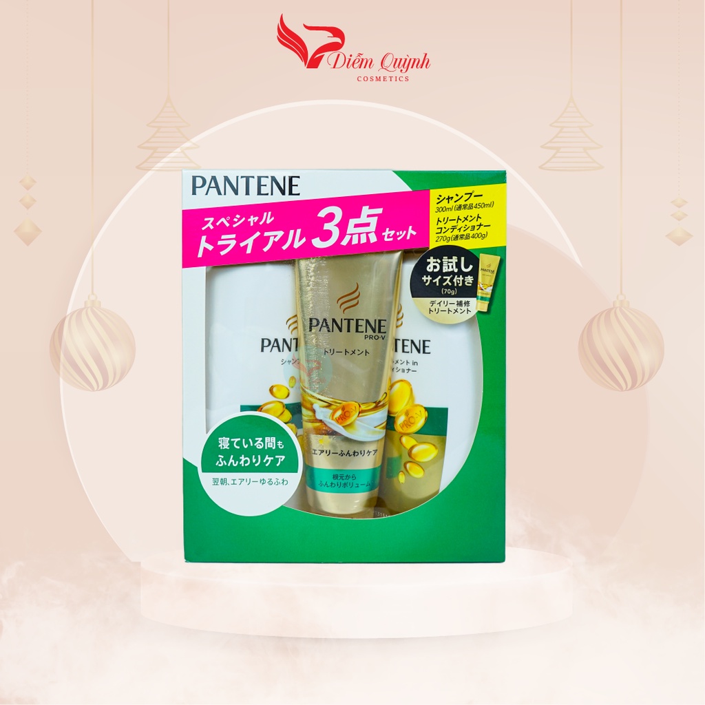 Set 3 Bộ Dầu Gội Xả Pantene Nhật bản